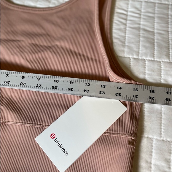 NWT Lululemon Power Pivot Ribbed Cropped Tank Top Dusty Pink Sz 10 Athliesure
L - Picture 6 of 9